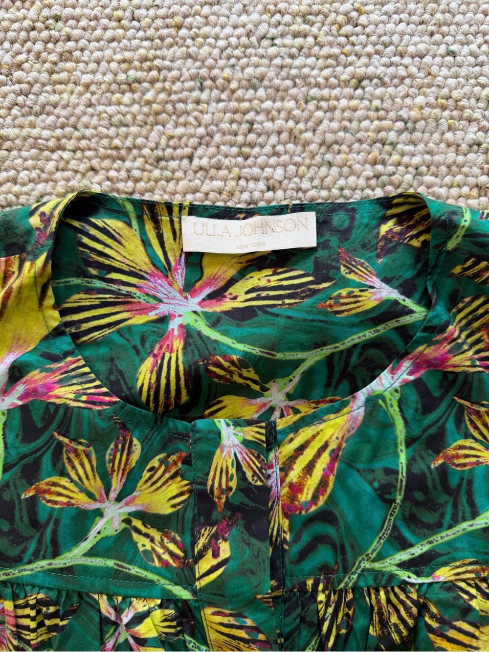 Ulla Johnson Mila Top in Tiger-Lily - Picture 4 of 5